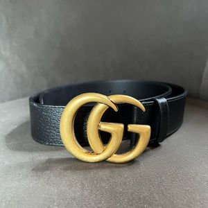 Gucci GG Marmont Belt Textured - Size 95 (38)